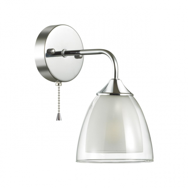Хром Бра с выкл. E14 1*60W 220V TOBY MODERNI, арт. 5289/1W