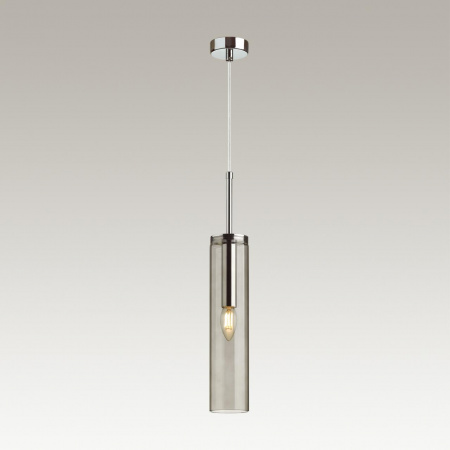 фото Хром/дымчатый Подвес E14 1*40W KLUM PENDANT, арт. 4694/1