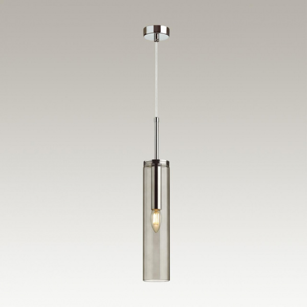 фото Хром/дымчатый Подвес E14 1*40W KLUM PENDANT, арт. 4694/1