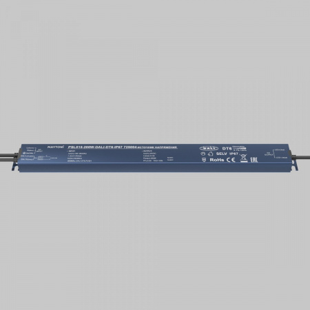 фото Источник напряжения 24В DALI DT6 200Вт IP 67 Maytoni 725004, серебро
