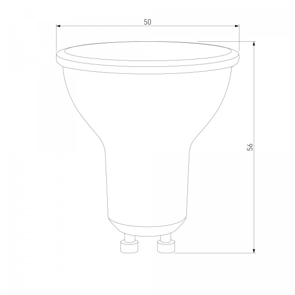 фото Светодиодная лампа Dimmable JCDR 7W 4200K GU10 BLGU1017