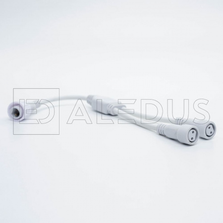 фото Разветвитель ALEDUS 1-2, 2Pin, белый