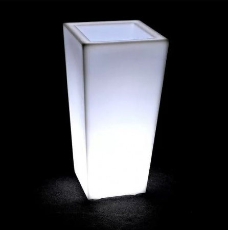 фото Светящееся LED кашпо-конус Flow 220V 4000k 35*35*70