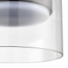 фото 8232/1WY УЦЕНКА(НЕВОЗВРАТНЫЙ ТОВАР) COMFI LN25 000 черный/прозрачный, металл/стекло Бра LED GX70 1*10W 220V NATALINA