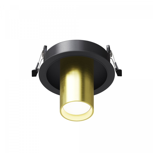 Встраиваемый светильник Maytoni Technical FOCUS S C048CL-01-GU10-BBS, черный