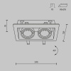 фото Встраиваемый светильник Maytoni Technical Metal Modern DL008-2-02-W, белый