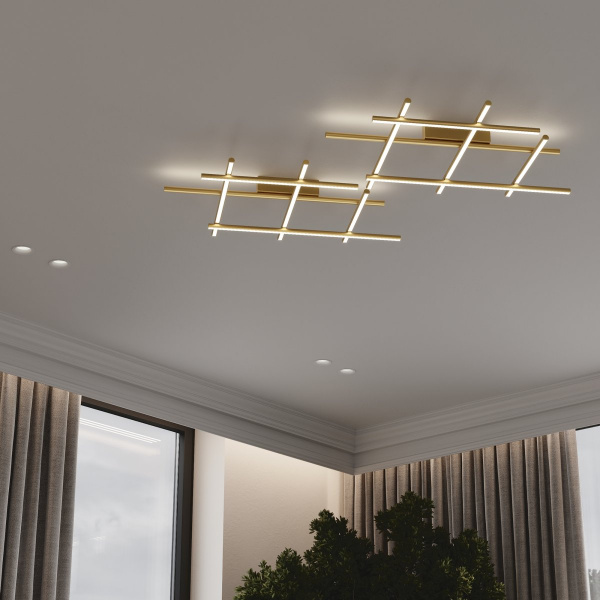 фото Потолочный светильник Maytoni Radiance MOD278CL-L50G3K, золото