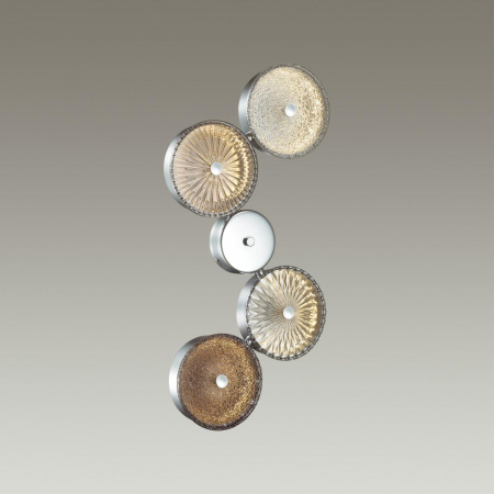 фото Хром/разноцветный металл/стекло Бра LED 25W 4000K CARAMELLA L-VISION, арт. 5416/25WL