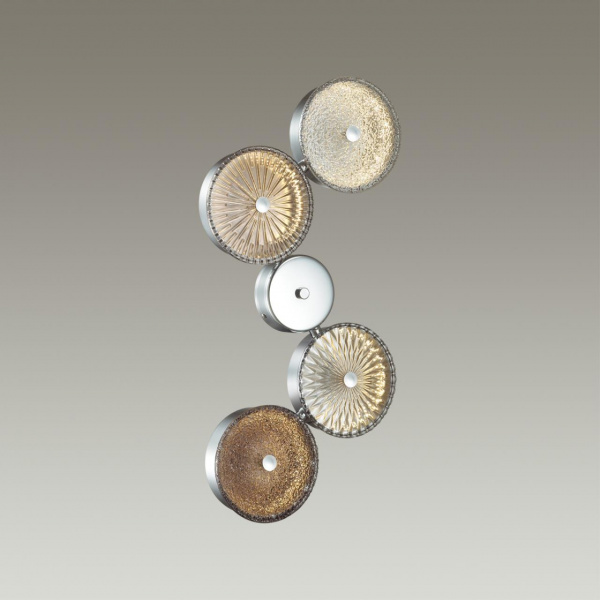 фото Хром/разноцветный металл/стекло Бра LED 25W 4000K CARAMELLA L-VISION, арт. 5416/25WL