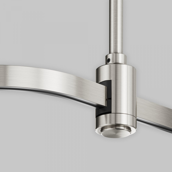 фото Радиусный коннектор для шинопровода Flarity платина Maytoni Technical TRX154-RC80-PT