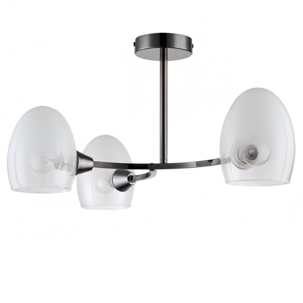 Чёрный Люстра потолочная E14 3*40W 220V KENDALL MODERNI, арт. 6513/3C