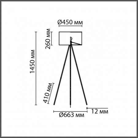 фото Золото/белый, металл/текстиль Торшер E27 1*60W 220V TAPIOKA NEOCLASSI, арт. 8077/1F