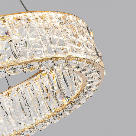 фото Золото/прозрачный/металл/хрусталь/стекло Люстра LED 52W 3700K VERSION HALL, арт. 5071/70L