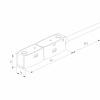 фото Slim Magnetic Ввод питания гибкий черный 85162/00