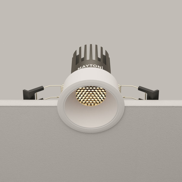 фото Встраиваемый светильник Maytoni Technical Dip DL115-10W-3K-W, белый
