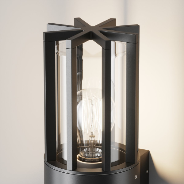 фото Уличный настенный светильник Maytoni Outdoor Barrel O453WL-01GF, графит