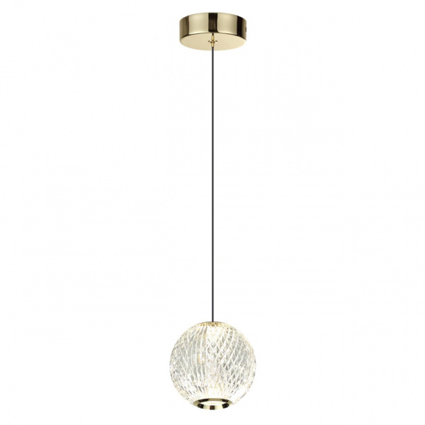Золотой/металл/акрил Подвес LED 5W 4000K 390лм CRYSTAL L-VISION, арт. 5008/5LA