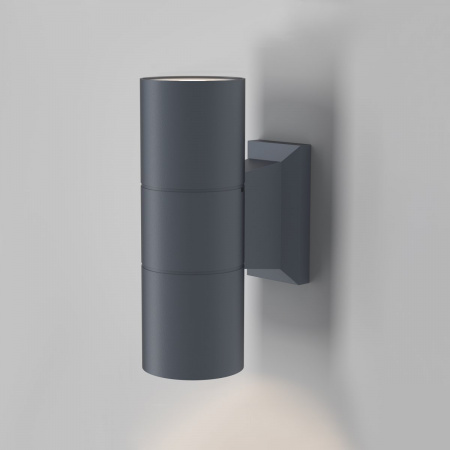 фото Уличный настенный светильник Maytoni Outdoor Bowery O574WL-02GR, серый