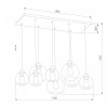 фото Подвесной светильник со стеклянными плафонами 4113 Cubus