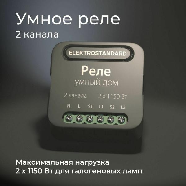 фото Умное двухканальное реле 76007/00