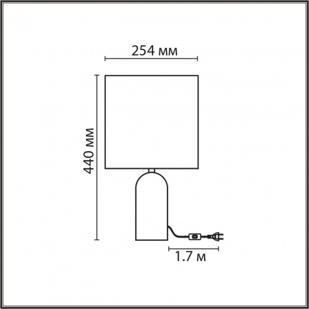 фото Серый, керамика/текстиль Настольная лампа Е27 1*60W 220V AKIVI MODERNI, арт. 8146/1T