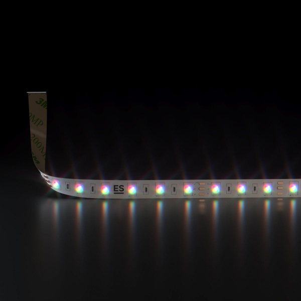 Светодиодная лента 24 В 14,4 Вт/м 60 Led/м 5050+5050 IP20, MIX RGB/холодный белый, 5 м