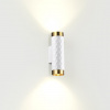 фото Белый/золотистый/металл Настенный светильник IP20 LED GU10 max 2*10W AD ASTRUM HIGHTECH, арт. 4286/2W