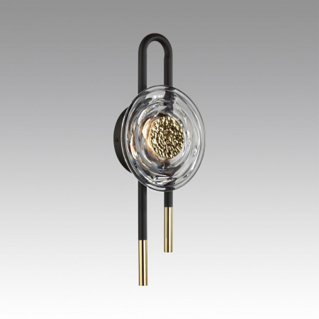 фото Черный/золотой/металл/стекло Бра LED 6W 3000K 688Лм MAGNET MODERN, арт. 5407/6WL