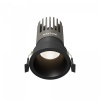 Встраиваемый светильник Maytoni Technical Dip DL118-15W-4K-B, черный