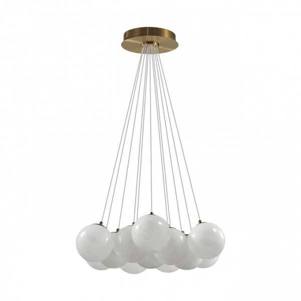 Светильник металл/стекло/бронза/белый IP20 E14 13*5W 220-240V MAGIA MIDCENT, арт. 7109/13