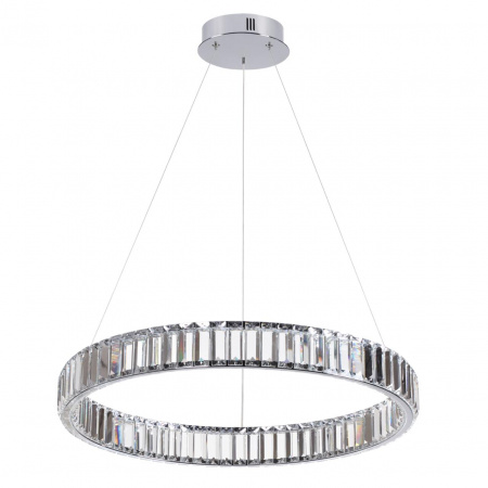 фото Хром/прозрачный металл/хрусталь Люстра LED 36W 4000K 4280Лм VEKIA L-VISION, арт. 4930/36L