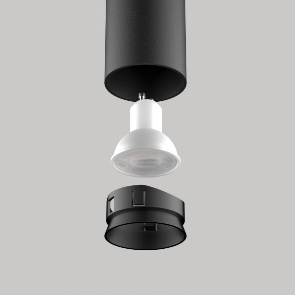 фото Насадка торцевая на светильник RULLO dia 60 mm Rullo, черный Lightstar 202407