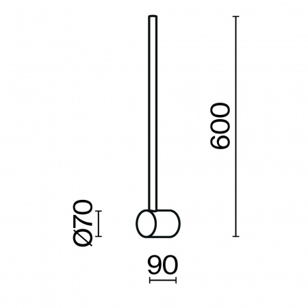 фото Бра Maytoni Light stick MOD237WL-L6BS3K, латунь
