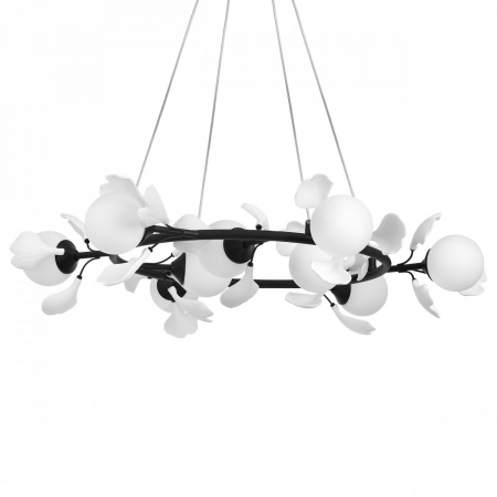 фото Люстра подвесная Ceramo BW, черный Lightstar 799097