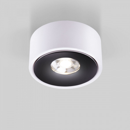 фото Накладной светодиодный светильник Glide белый/черный 25100/LED