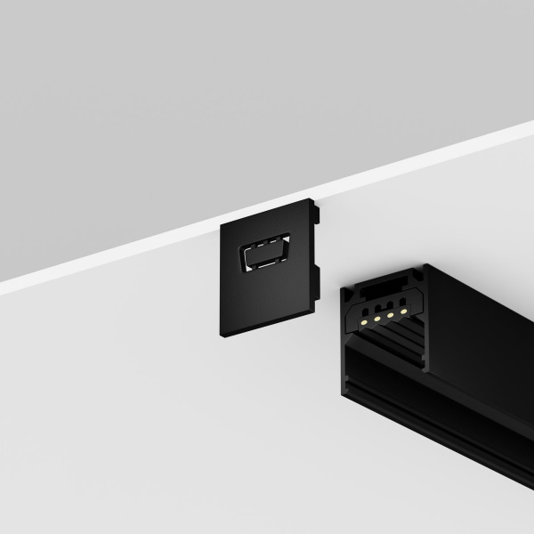 фото Комплект заглушек для алюминиевого профиля Exility IP 5 шт. Maytoni Outdoor O-TR002-EC, черный
