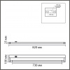 фото Черный, металл/акрил Настенный светильник LED 15W 3000/4000/6000K IP44 90-250V BATHLI LEDIO, арт. 8313/15WL