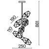 фото Подвесной светильник Maytoni Cocktail time MOD325PL-06G1, золото