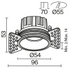 фото Встраиваемый светильник Maytoni Technical Round DL058-7W2.7K-TRS-W, белый