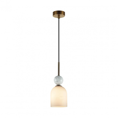 фото Светильник бронзовый/белый/камень/металл IP20 E14 40W 220-240V LOLLA MIDCENT, арт. 4359/1B