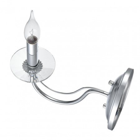 фото Металл/стекло, хром/прозрачный Бра E14 1*40W 220V INCANTO CLASSI, арт. 8034/1W
