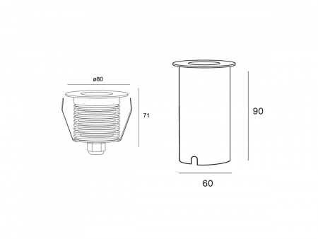 фото Светильник грунтовый SWG, 3000К, 7Вт, IP67, AL-DL0473-7-WW