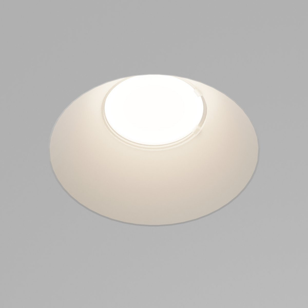 фото Встраиваемый светильник Maytoni Technical Gyps Modern DL129-GU10-01-W, белый