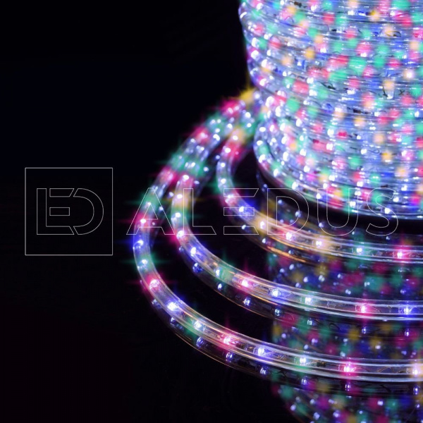 фото Дюралайт ALEDUS, 220 В, 13 мм, бухта 100 м, RGB