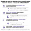 фото Настольная лампа диммируемая светодиодная полного спектра, белый Novotech STUDI, арт. 359968