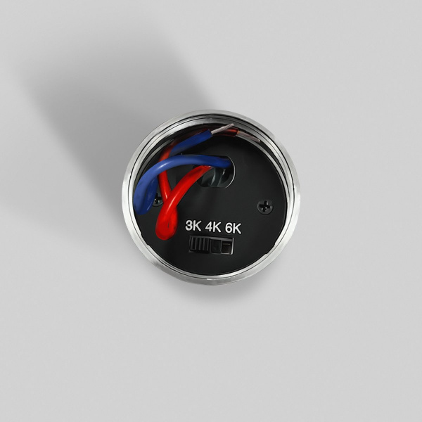фото Светильник светодиодный настенно-потолочный 5W 250Lm 38G 3000/4000/6000K, черный Volta CCT Lightstar 227007