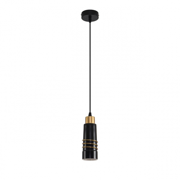 Золото/черный металл/керамика Подвес E27 60W 220V LILO MODERNI, арт. 8361/1A