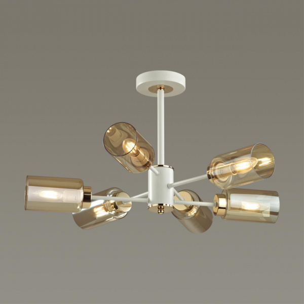 фото Белый, золотой Люстра потолочная E14 6*40W 220V DALLIN COMFI, арт. 5639/6C