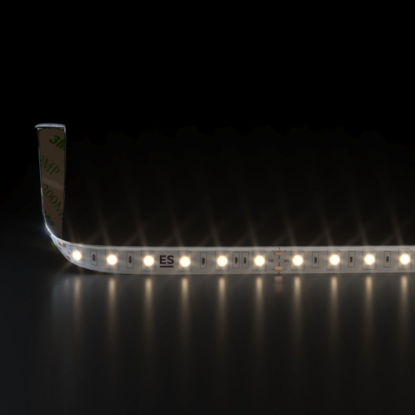 Светодиодная лента 24 В 14,4 Вт/м 60 Led/м 5050 IP65, теплый белый 3300K, 5 м