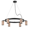 Люстра подвесная Rullo, черный Lightstar LR016306
